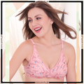 Ladies Beautiful Printed Design Non Padded Wireless Bra