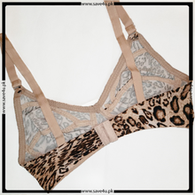 Load image into Gallery viewer, Non Padded Non Wired Cheetah Printed bra
