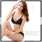 Ladies Soft Mesh Floral Lace Design Non Padded Wireless Bra Set