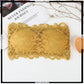 Floral Lace Design Cute Padded Strapless Bra