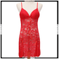 Padded Deep V-Neck Soft Mesh Short Feminine Lingerie