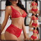 Women's Corset Bra Briefs Sensual Lingerie