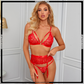 Women's Lace Exotic Babydoll Lingerie Set