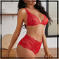Women's Corset Bra Briefs Sensual Lingerie