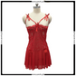 Underwired Half Cup Floral Lace Short Adjustable Strap Lingerie
