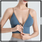Front Open Crop Top Fashionable Bra