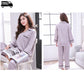 Seamless Notch Collar Satin Pajama Set