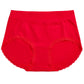 Ladies Trim Lace Design Seamless Wide Waist Panties