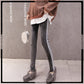 White Strips Velvet Tights For Women's
