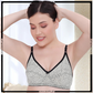 Polka Dotted Wireless Non Padded Bra