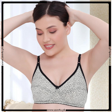 Load image into Gallery viewer, Polka Dotted Wireless Non Padded Bra
