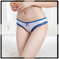 Pack of 2 Cotton Printed Thong High Cut Seamless Panties