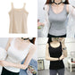 Lace Trim Cotton Soft Stretchy Tank Tops