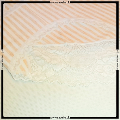Pack of 2 Ladies Trim Lace Design Cotton Comfy Panties