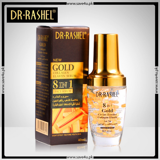 Dr-Rashel Gold 8 in 1 Caviar Essence Collagen Elastic Serum