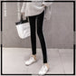 White Strips Velvet Tights For Women's