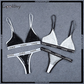 Lounge Strips Net Transparent Lace Bra Set