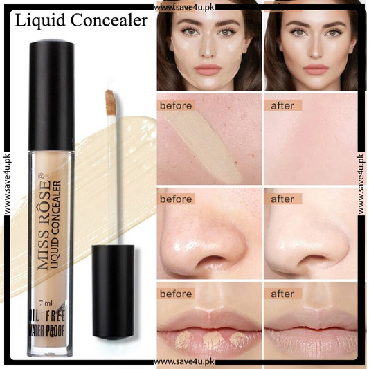 MISS ROSE Full Coverage Waterproof Liquid Concealer