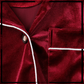 Women's V Neck Velvet 2-Pcs Pajama Set
