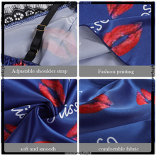 Load image into Gallery viewer, Stylish Printed Satin Silk Lingerie With Boxer Panty
