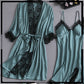 V-Neck Lace Trim Lingerie For Women's