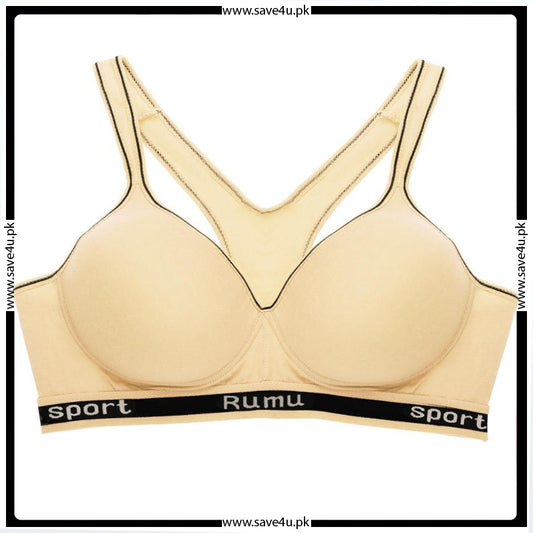 Ladies Seamless Wireless Sports Bra for Workout