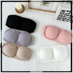 Seamless Cotton Strapless Bra with Removable Pads
