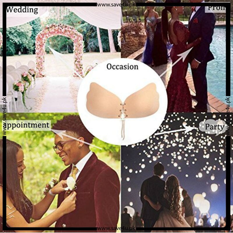 Silicone Seamless Strapless Adhesive Bra - Save4u™