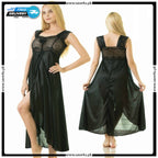Ladies Stylish Lace Design Comfy Long Nightdress