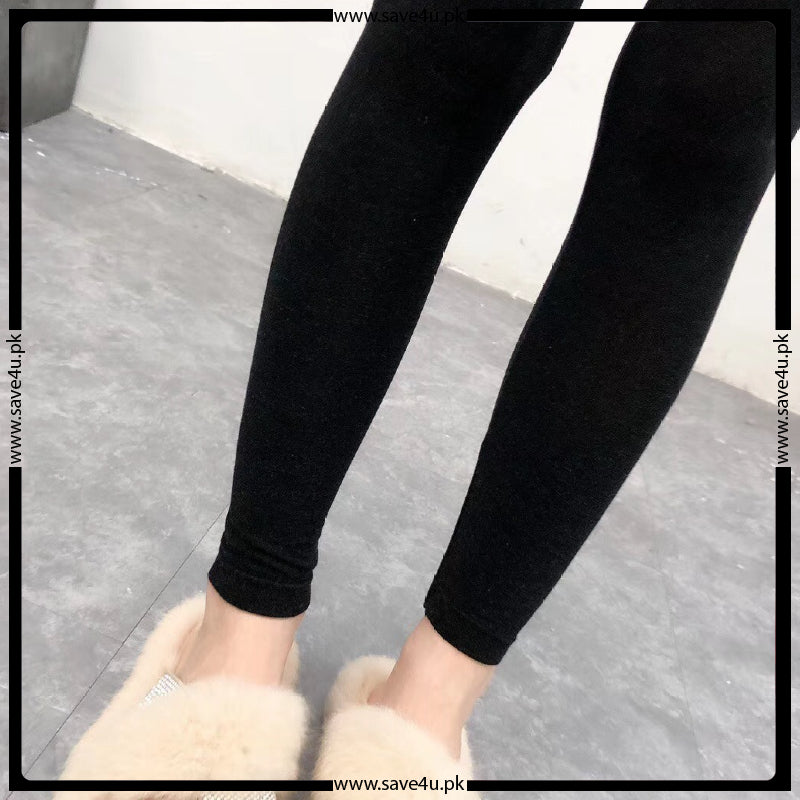 Soft Thin Crew Neck Ladies Underwear Suit