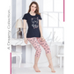 Printed Style Lounge Wear For Ladies