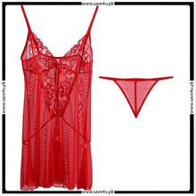 Load image into Gallery viewer, Women Baby-doll Lingerie Lace Nightwear Teddy Dress
