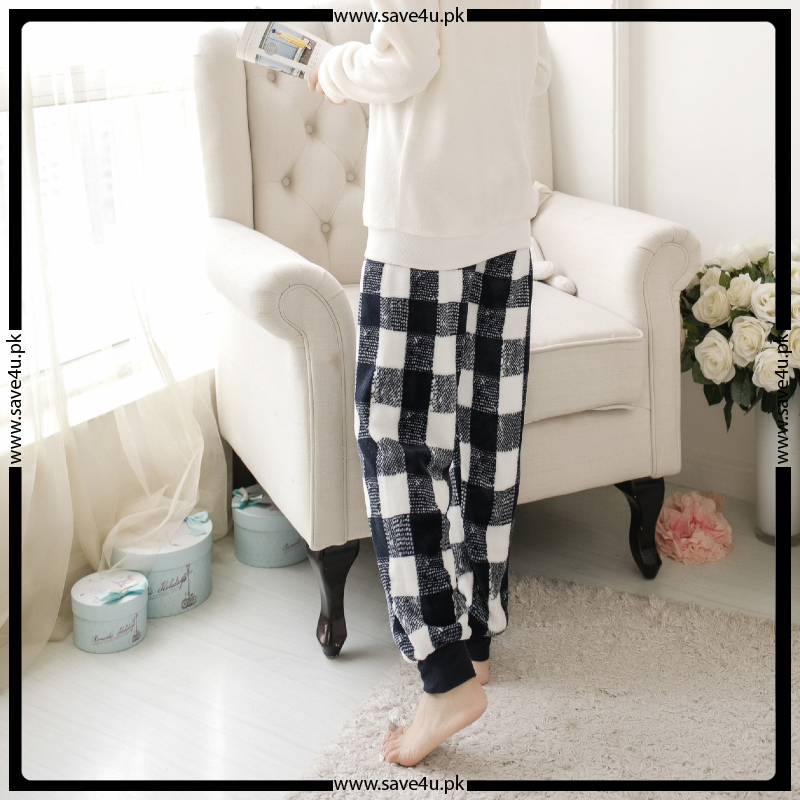 Winter Wear Fleece Ladies Nightdress Suit For Girls