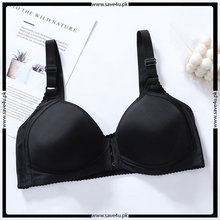 Load image into Gallery viewer, Nylon Front Open Non Wired Thin Padded Bra
