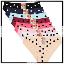 Load image into Gallery viewer, Polka Dot Cotton Brief Panties
