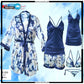 6 Pieces Nightwear Floral Print Ladies Nightdress