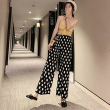 Load image into Gallery viewer, Polka Dot Wide Leg Trouser For Women&#39;s

